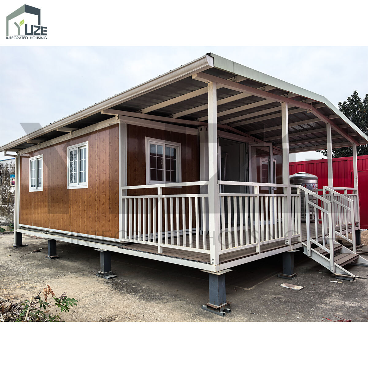 Durable Steel Structure Portable Hurricane Resistant Container Prefabricated Home House 3 Bedroom with Kitchen and Bathroom