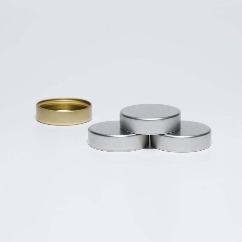 Factory Supply 45mm 45/400 Unishell Cap Thread Screw Caps Tinplate Cap for PET and Glass Capsule Bottle Wholesale Direct Sales