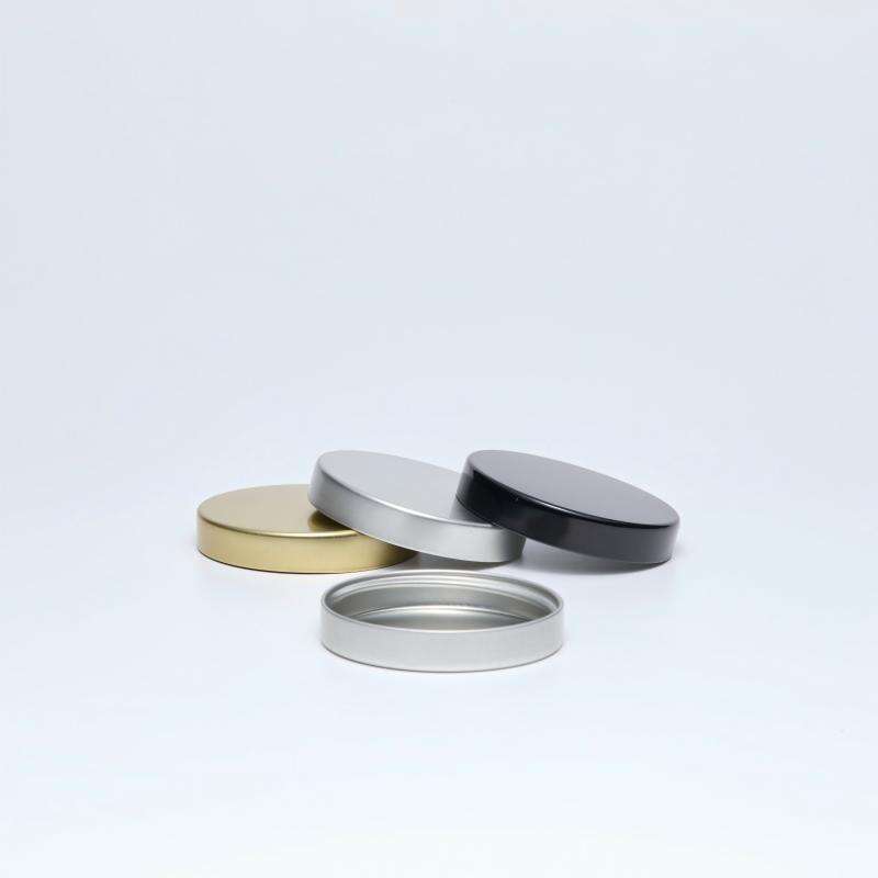 Custom 53mm 53/400 Unishell Cap Silver Gold Metal Lid Tinplate Unishell Caps for All Kinds of Bottles and Jars