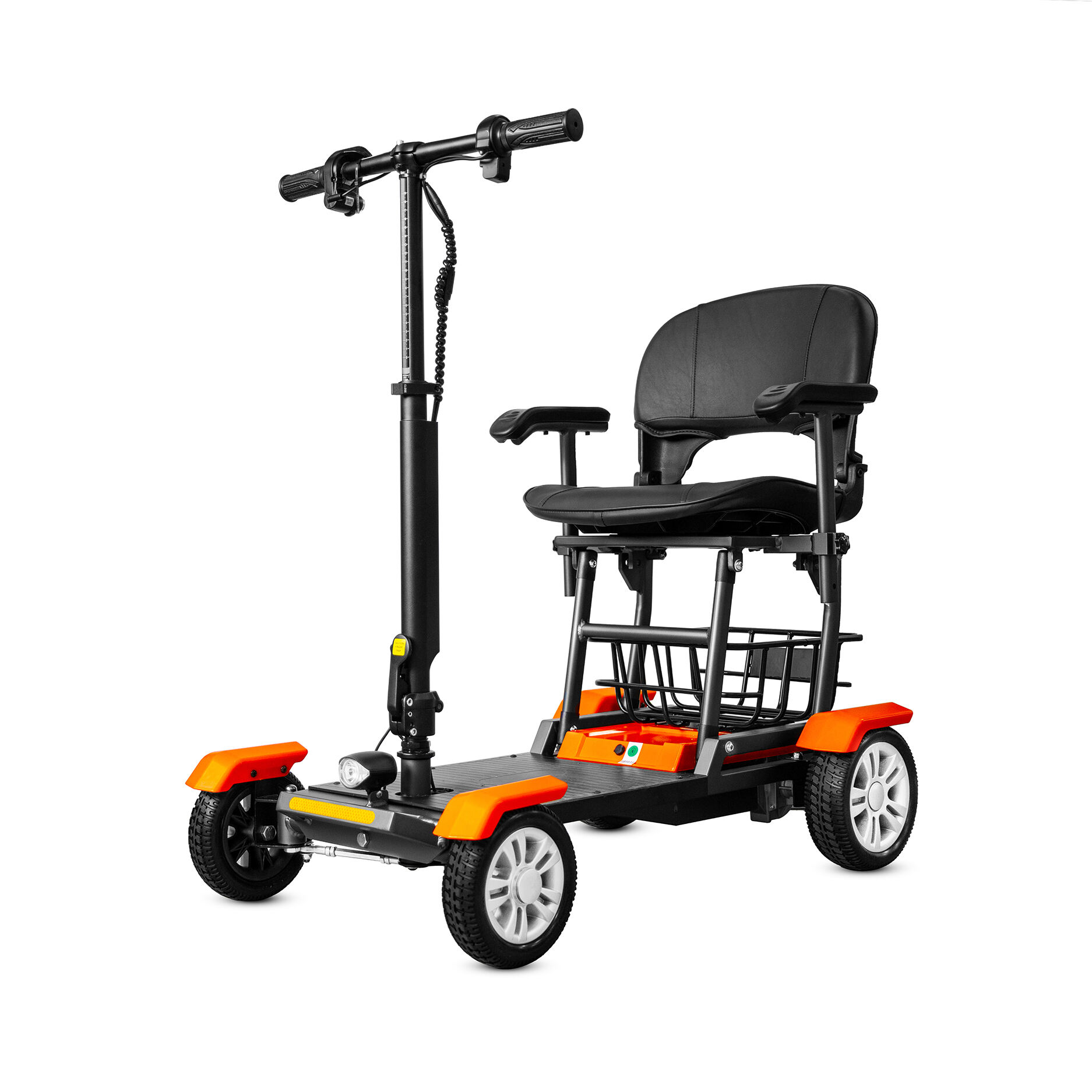 Compact Foldable 24V 250W Mobility Scooter with 25km Range & Electromagnetic Brake