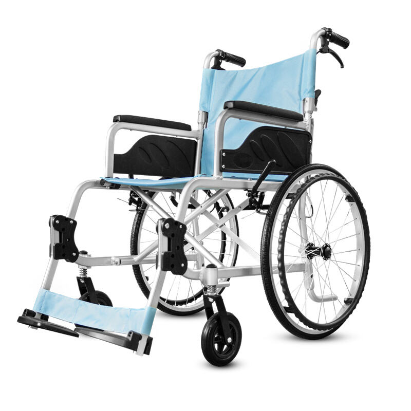 High Quality Lightweight Portable Folding Manual Wheelchair
