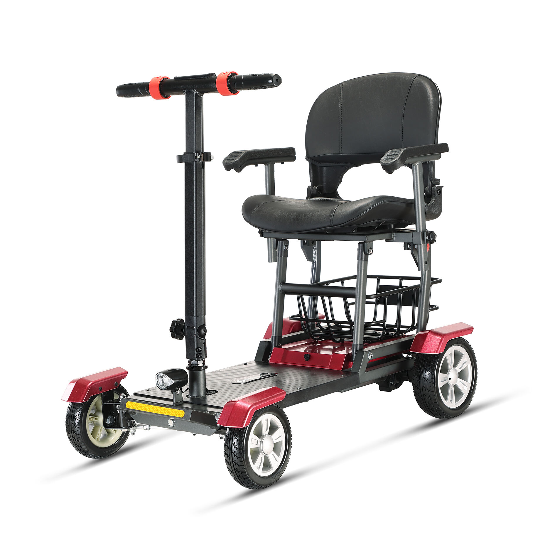 Durable Aluminum Alloy Electric Mobility Scooter – 10km/h Speed, 12Ah Battery & Quick-Fold Design