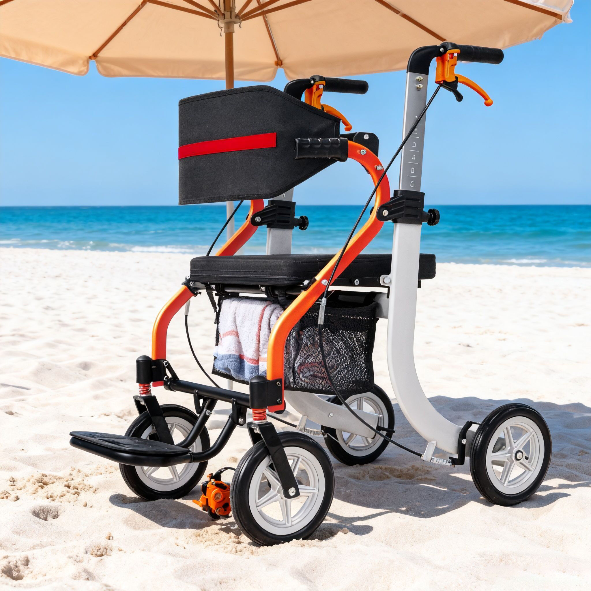 9185 Multi-Functional Rollator – Your All-in-One Freedom Companion