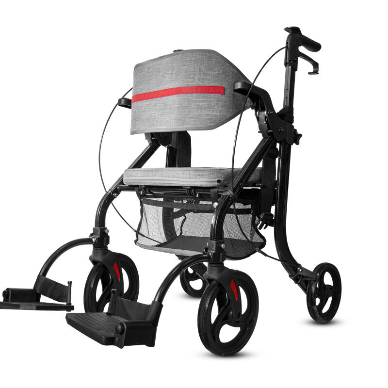 Versatile 3in1 Folding Walker With Shopping Bag