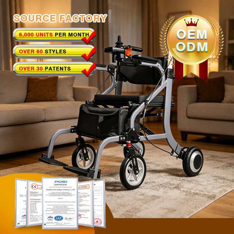 Versatile Multifunctional Electric Rollator in Premium Aluminum Alloy with Easy-Store Compact Fold Design