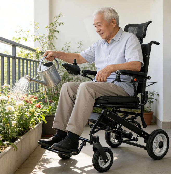 S500-6 Lightweight Reclining Electric Wheelchair