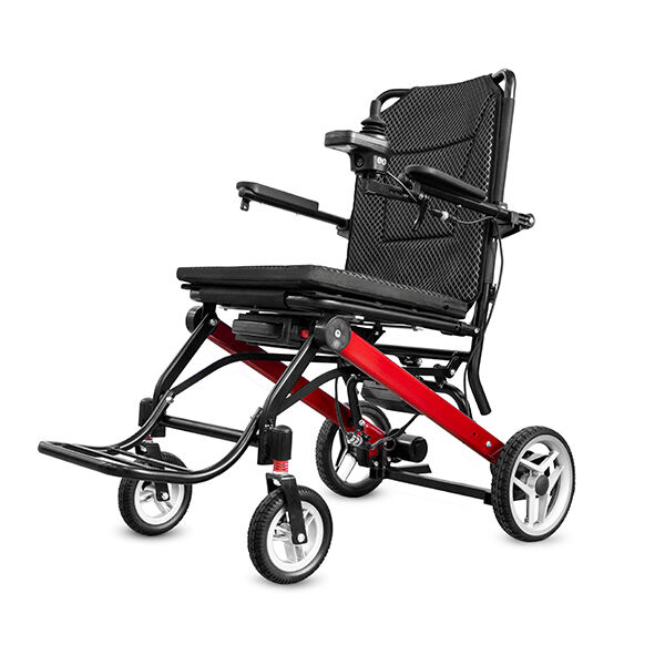 Ultra Lightweight Folding Electric Wheelchair with Compact Design