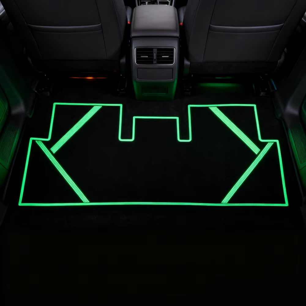 3 Pack Car Floor Mats 3D Extended Edge Design Front & Rear Automotive All-Weather Protector Tesla Model 3 Car Mats 2017-2025 factory