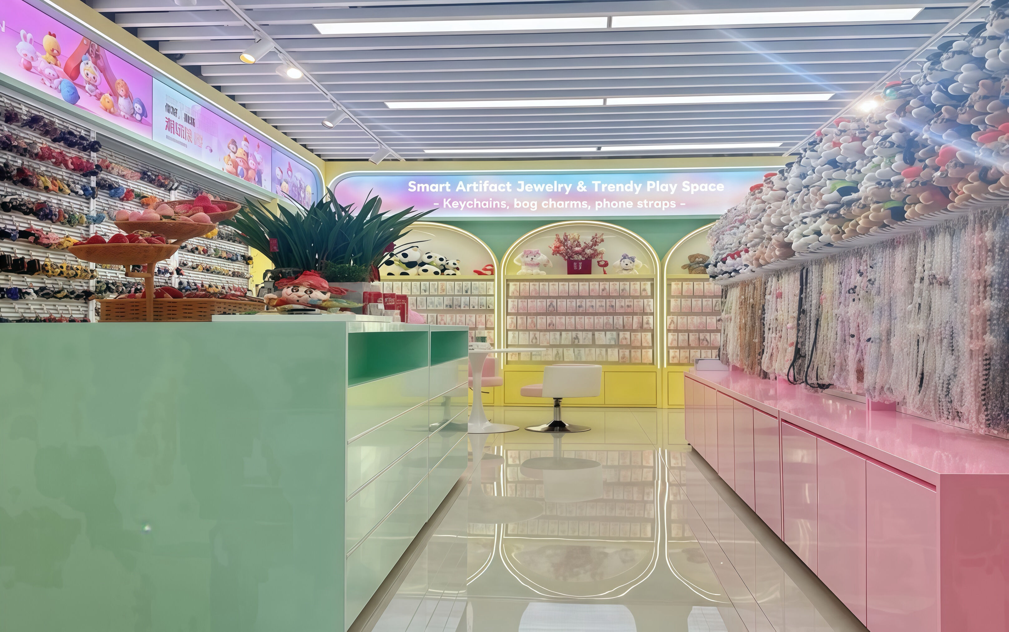 مجموعة واسعة وقاعة عرض