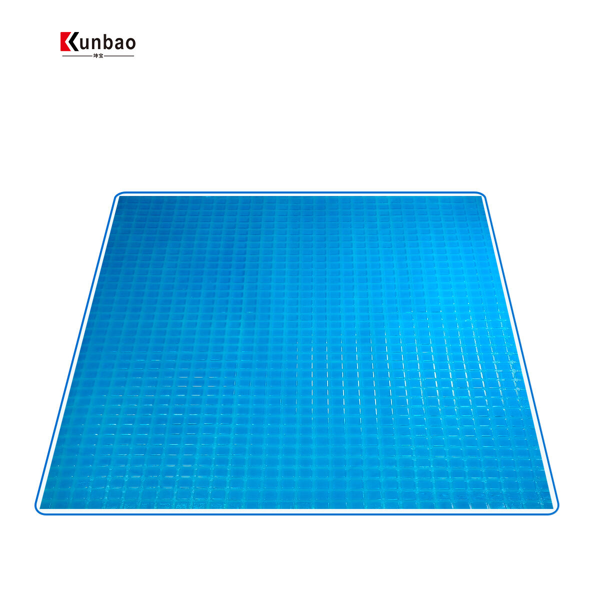 Cooling gel pad for mattress