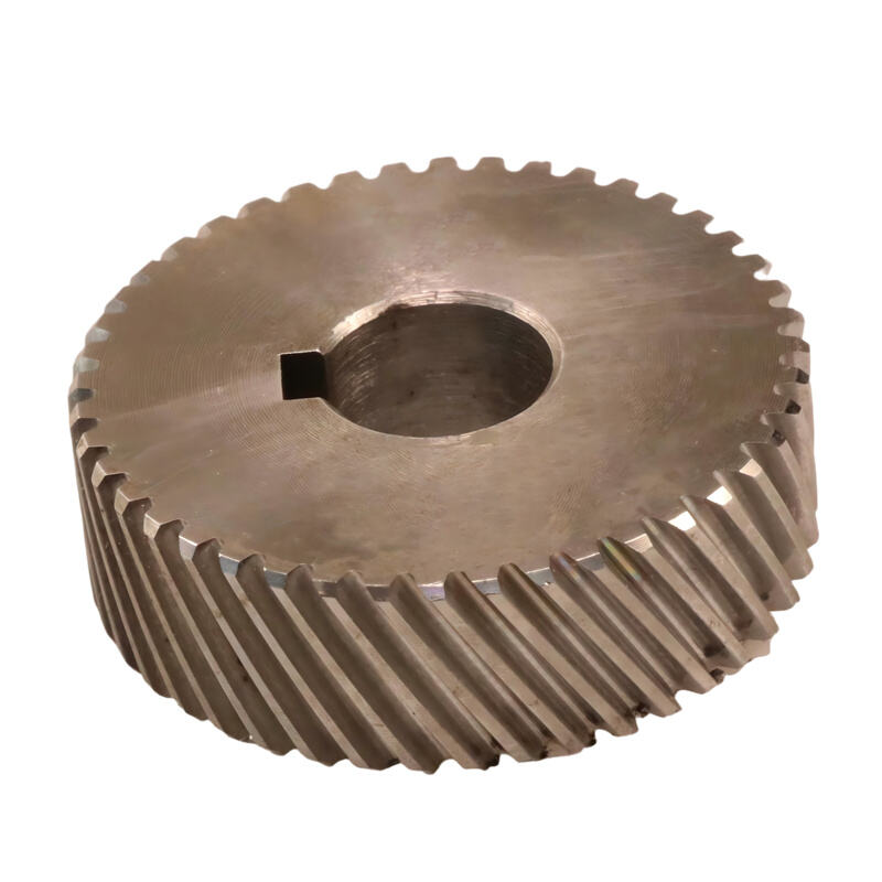 High-Precision Helical Gear with Keyway