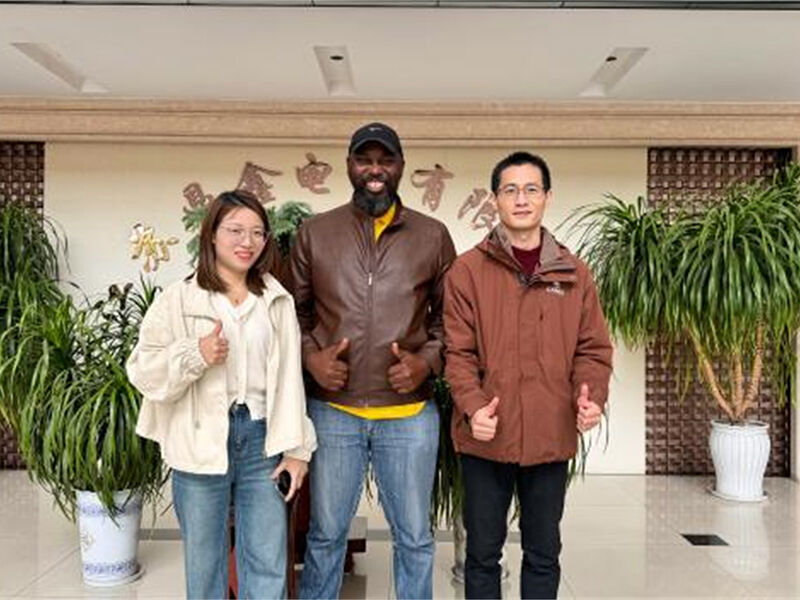 Cameroonian customers visit Jiangsu Dingxin Electric for inspection and exchange