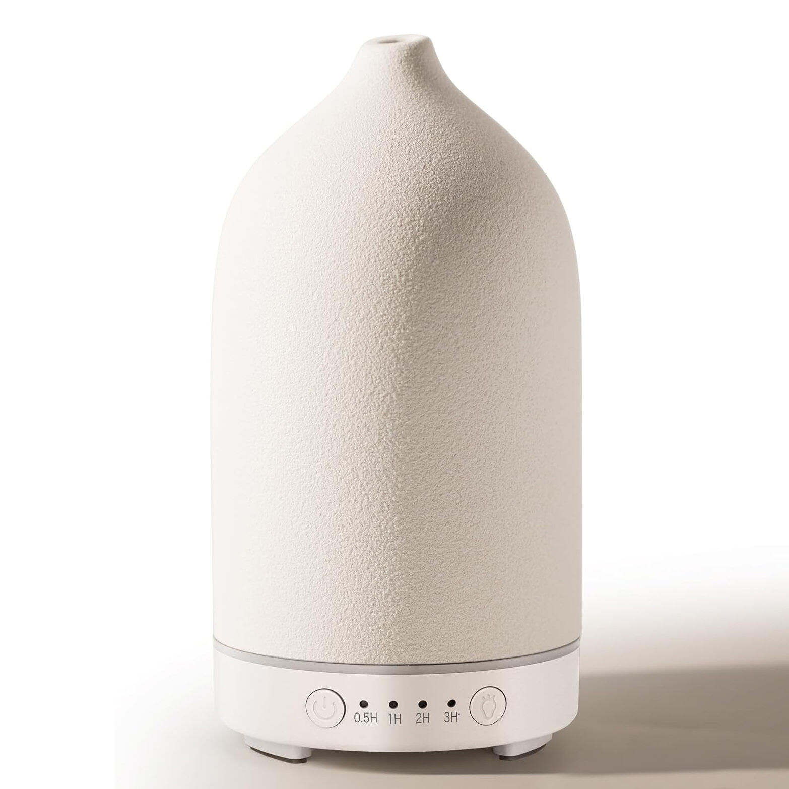 Dropshipping Home Office Porcelain Air Humidifier Ceramic Essential Oil Diffuser Electric Ultrasonic Aroma Diffuser Air Humidifier