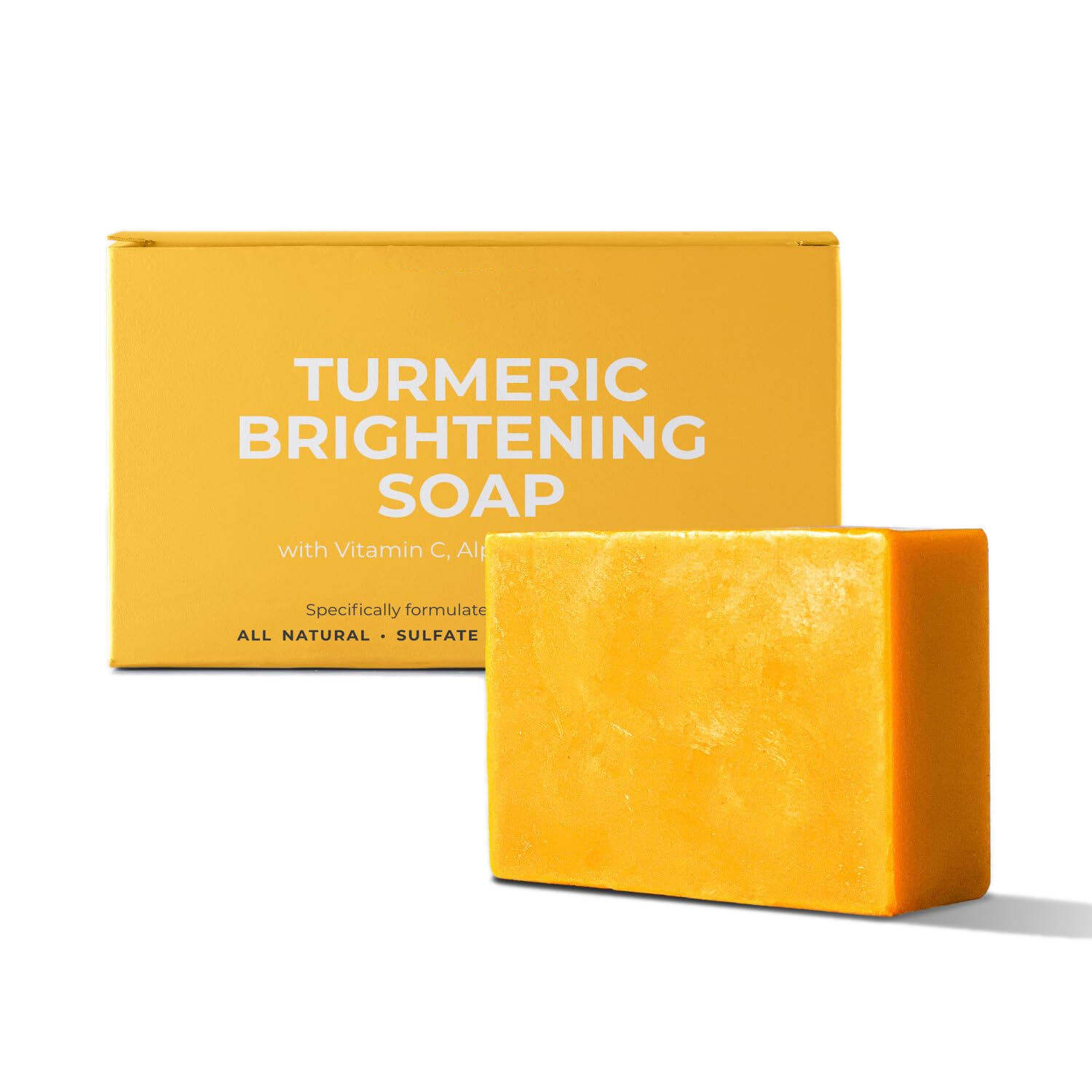 Dropshipping Skin Brightening and Clearing Formula All Natural Organic Honey Turmeric Soap for for Dark Spots & Acne