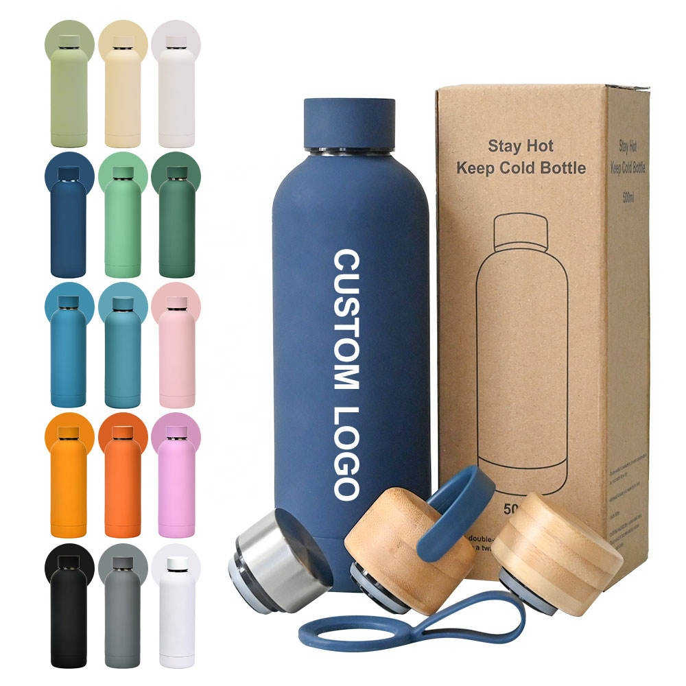 Dropshipping Factory Customized 500ml Vacuum Insulated Thermal Drink Bottle Double Wall Stainless Steel Water Bottle With Custom Logo