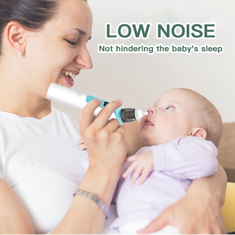 Dropshipping Best Selling Portable Baby Nasal Aspirator Electric Baby Nose Sucker With Adjustable 3 Levels Suction Rechargeable Booger Sucker
