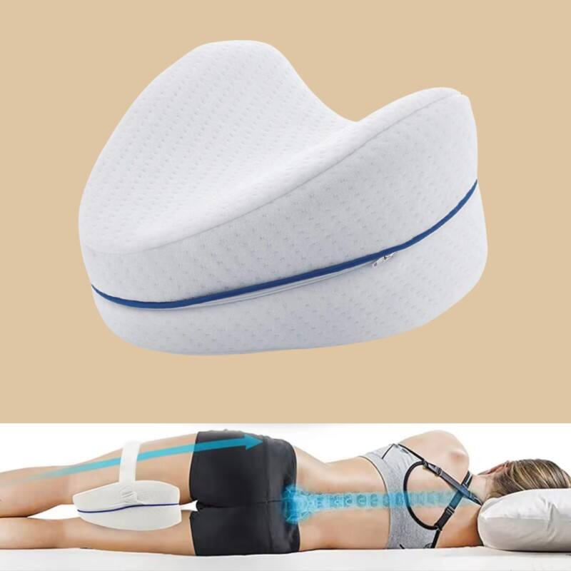 Dropshipping Memory Foam Medical Leg Cushion for Sleeping Neck Pillow Leg Knee Support Fabric Bedding for Pain Relief