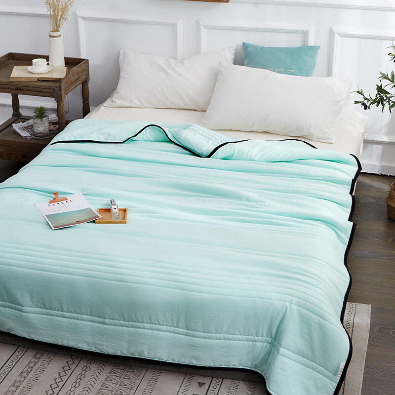 Dropshipping Summer Pure Color Washed Cotton Thin air Conditioner Quilt