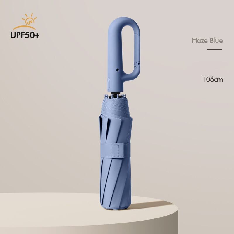 Dropshipping Winning Products New Model Umbrella 10-Section Loop-Link Double-Person Wind-Resistant Durable All-Weather Black Rubber Larger Umbrella