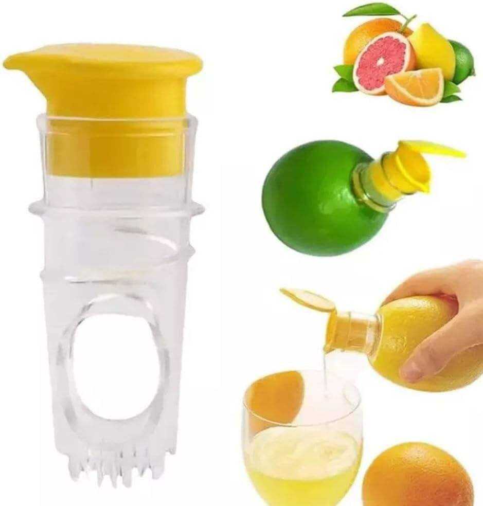 Dropshipping Portable Lemon Juices Squeezer Plastic Lightweight Reamer Washable Manual Juices Reamer Built In Filter For Home Travel