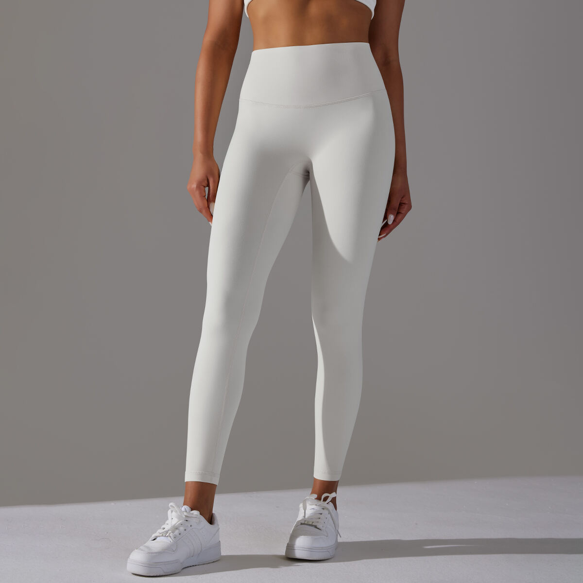 Högre Kvalitet Egen Logotyp Mjuk Höghoftade Yoga Leggings Dams Damkläder Tätslutande Byxor för Motion Löpträning Leggings