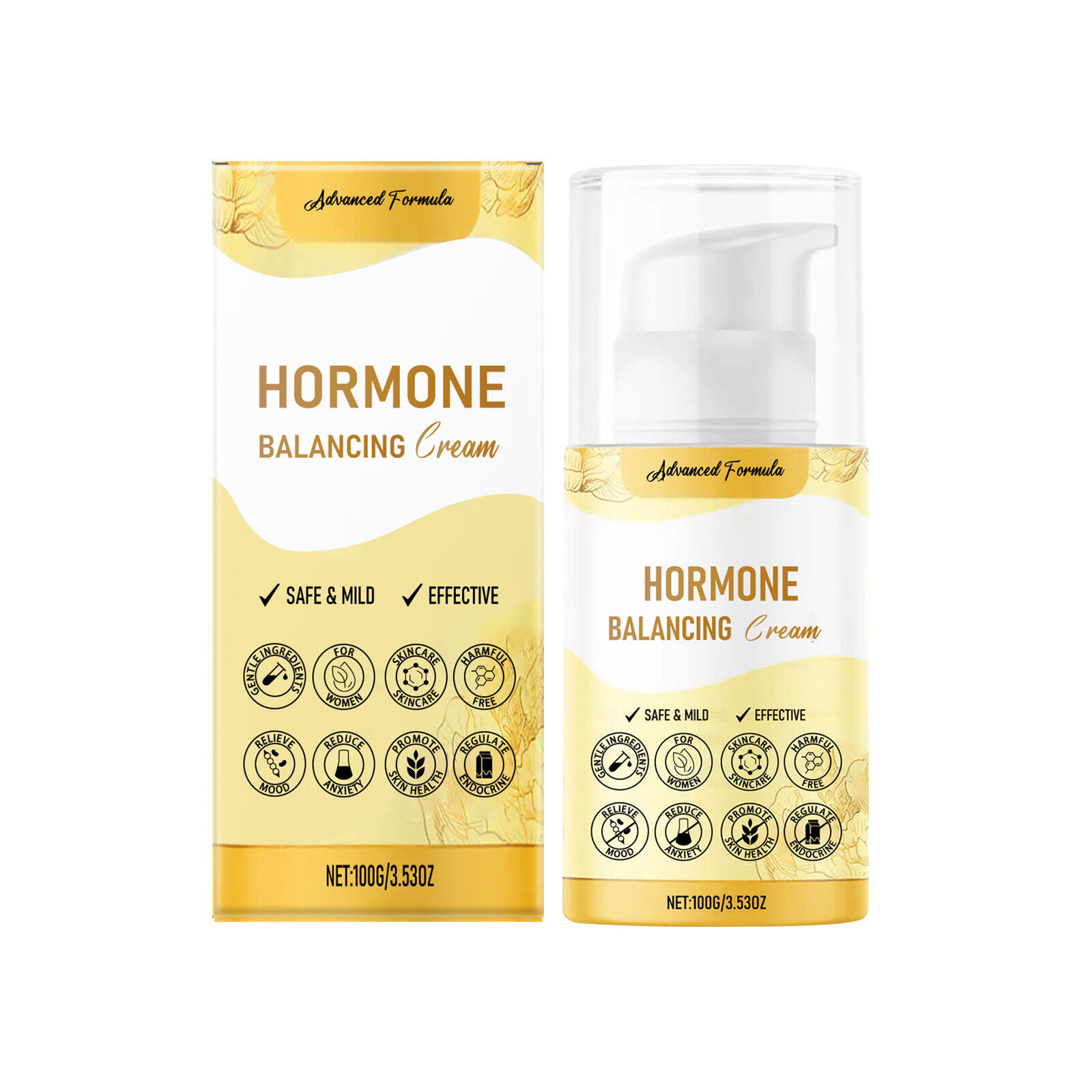 Dropshipping Daily Care for Women's Bodies Gentle Ingredients Nourishing and Balancing Care Cream