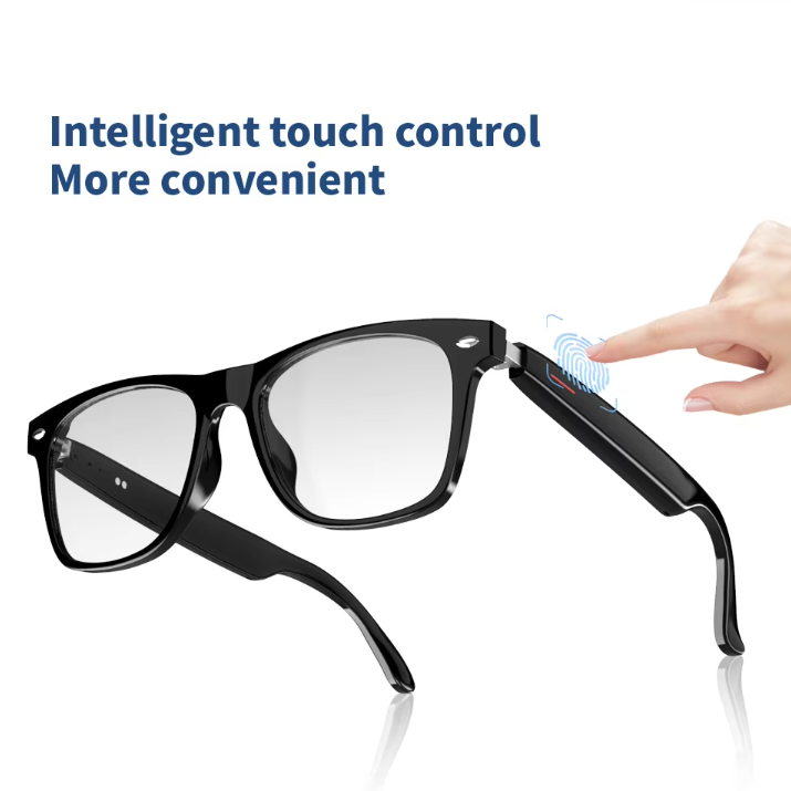 2025 High Quality Custom Dropshipping E13-C Smart Glasses for Men Women BT Call Voice Assistant Anti-blue UV Sunglasses Drive Intelligent Glasses