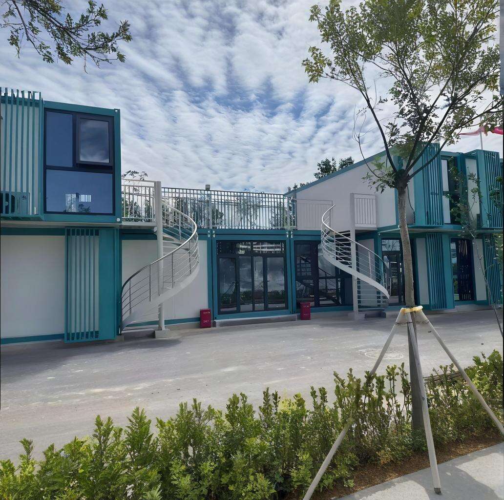 Rumah Kontainer Portabel Tahan Lama Rumah Kontainer Siap Kemas Hotel