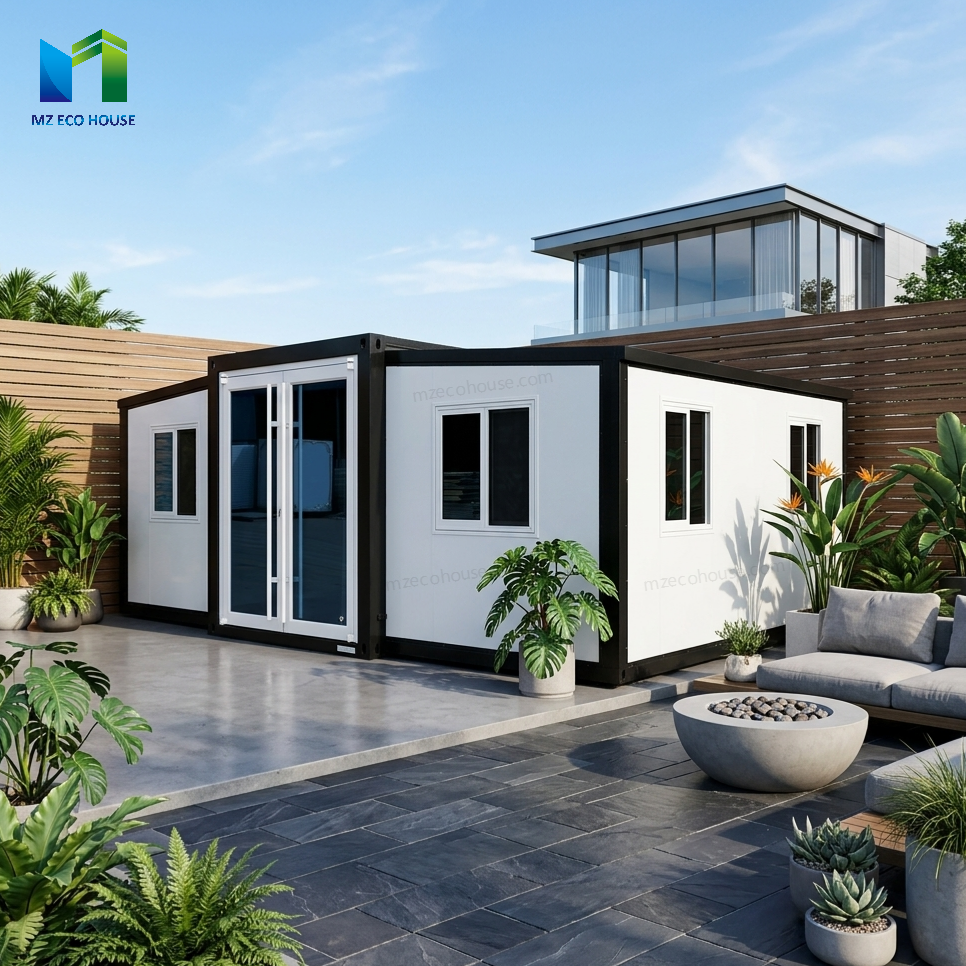 Expandable Container House With Bathroom Kitchen 20FT 40FT Prefab Villa