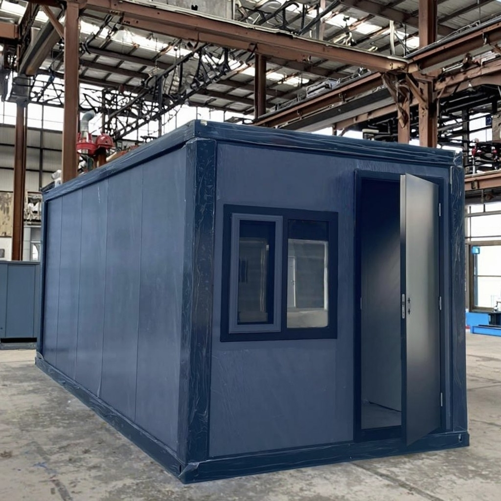 Rumah Kontainer Modern Custom 20ft Mewah Mini Rumah Pondok Kontainer Siap Kemas