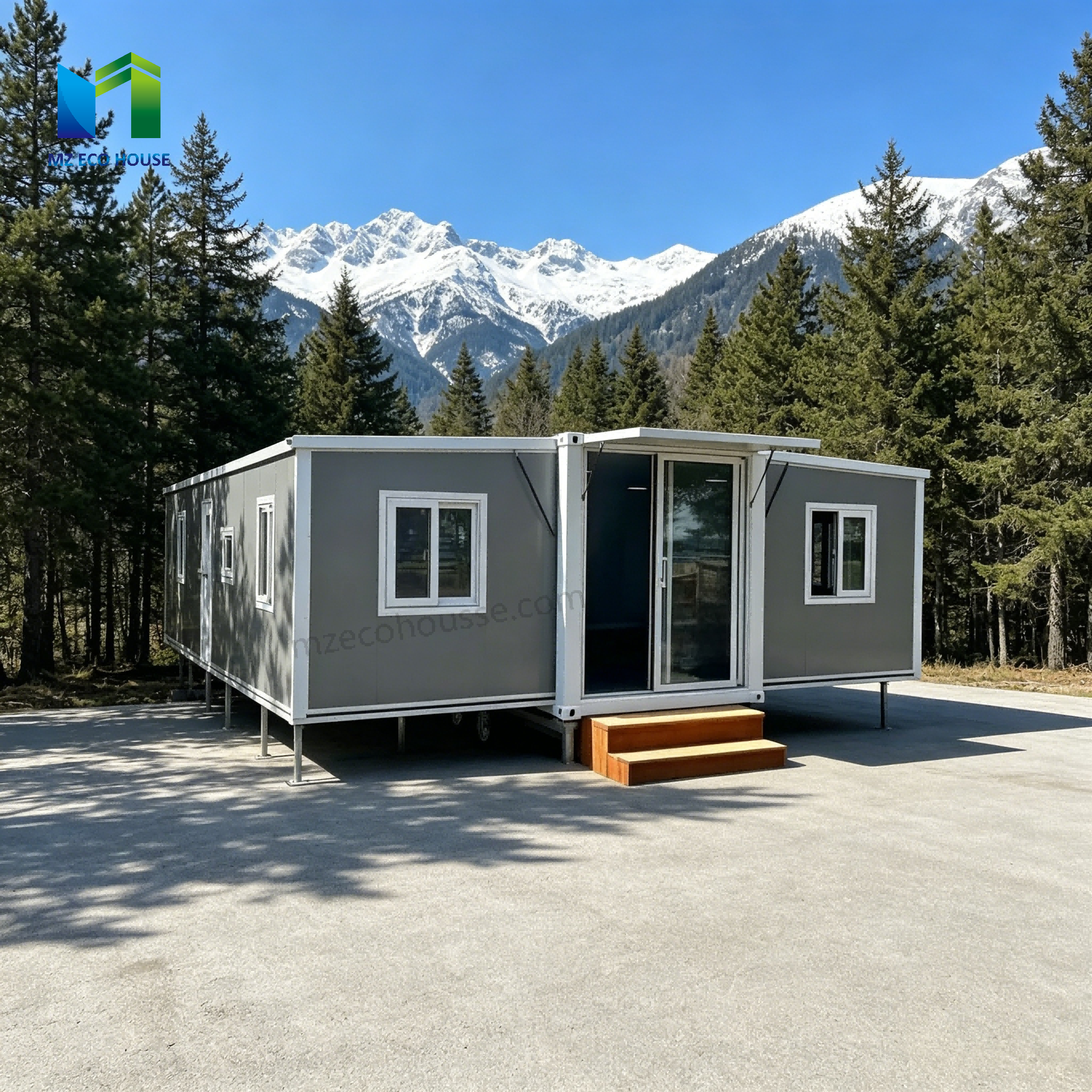 Eco-Friendly Expandable Modular Container Villa for Glamping & Resort