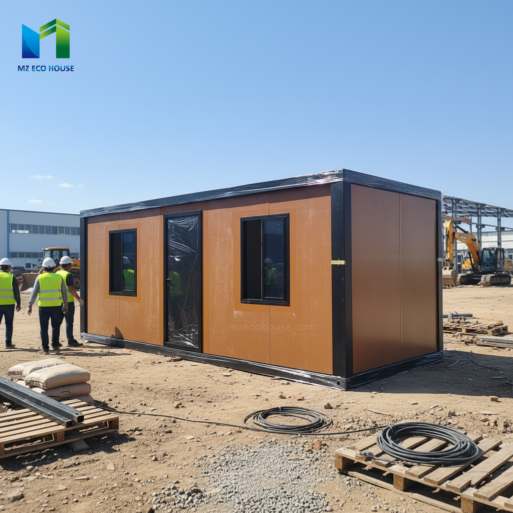 Z-Folding Container House: 15-Min Rapid Install for Dorms & Apartments