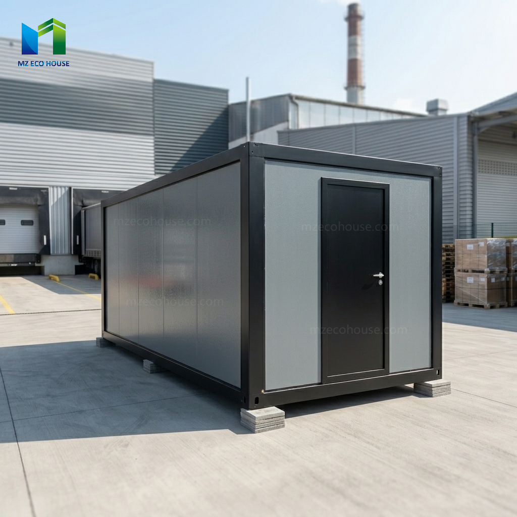 All-in-One Z Style Fold Out Container House For Temporary Living & Project Site