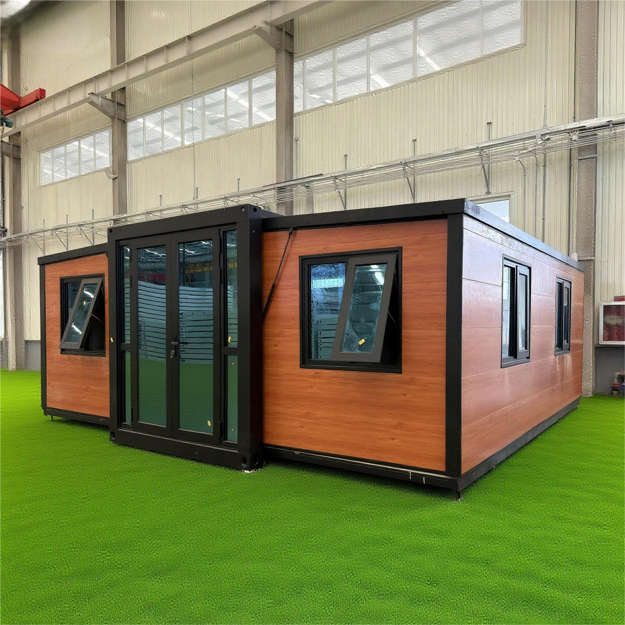 Rumah Kontainer Prefab 40ft Ekspandabel Dengan 3 Kamar Tidur untuk Penggunaan Rumah
