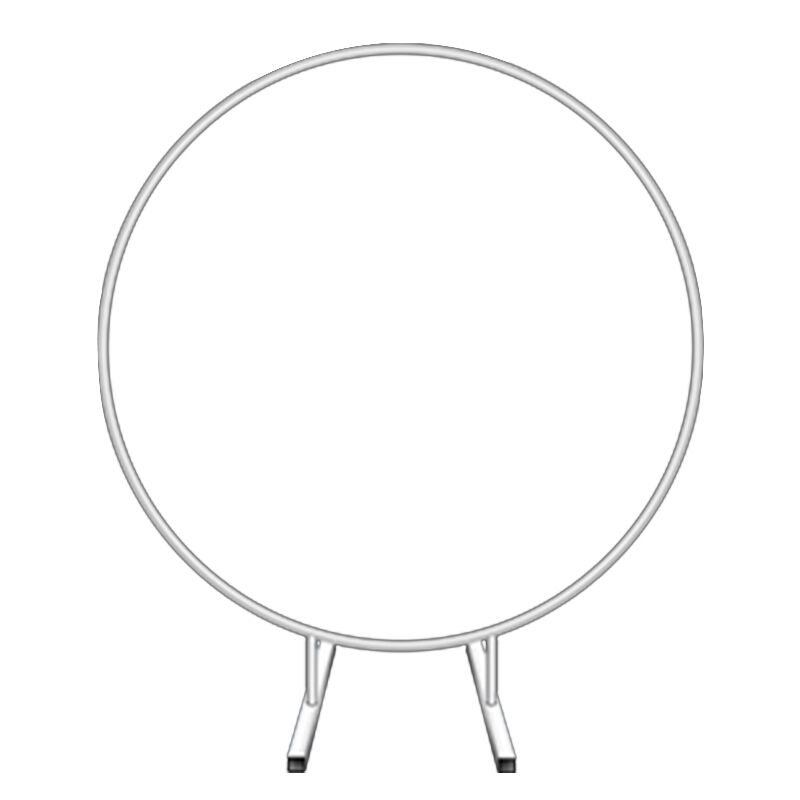 Aluminum Alloy Wedding Arch Backdrop Golden Round Balloon Arch for Decoration Circle Flower Arches