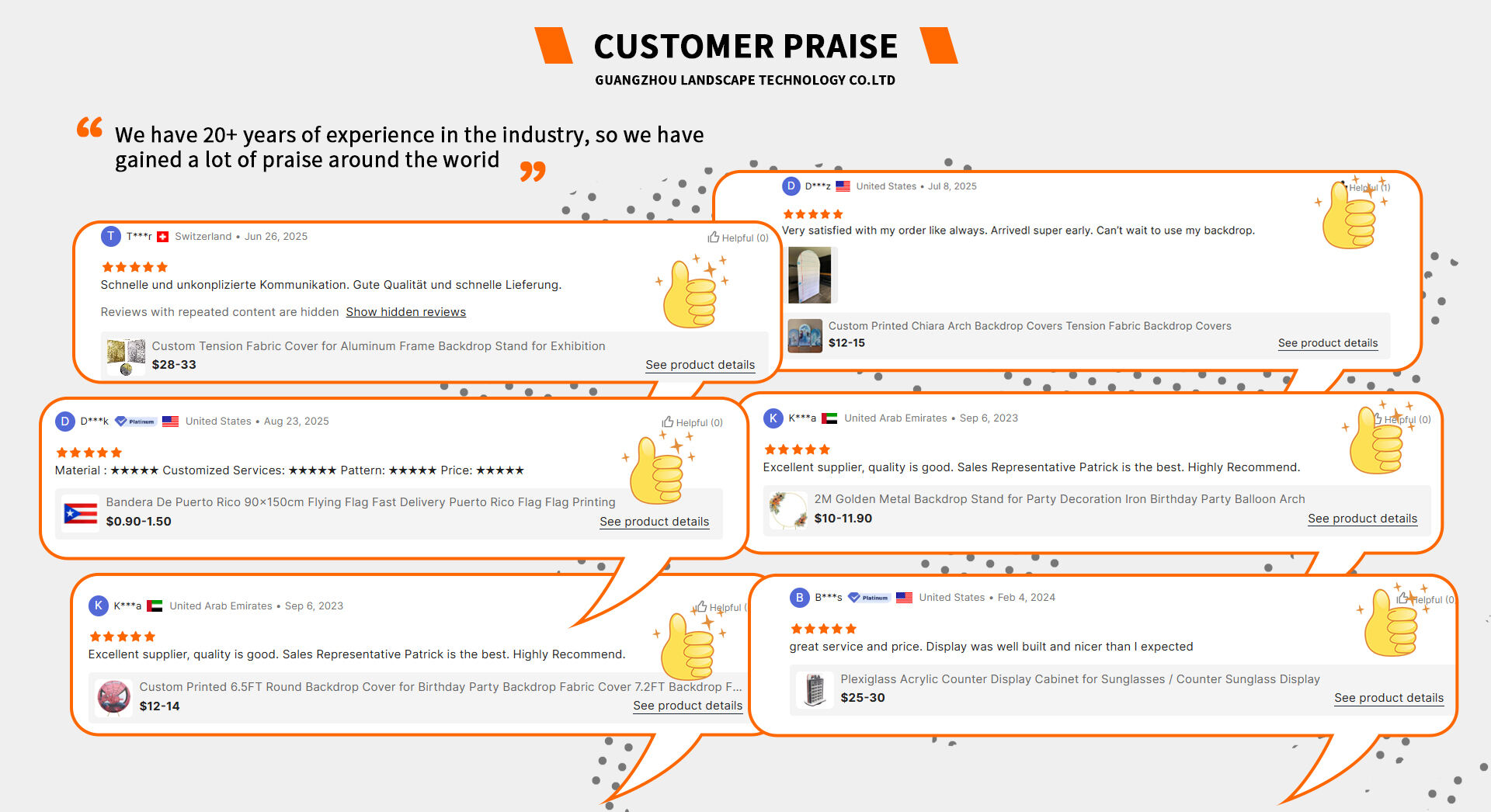 Customer-praise