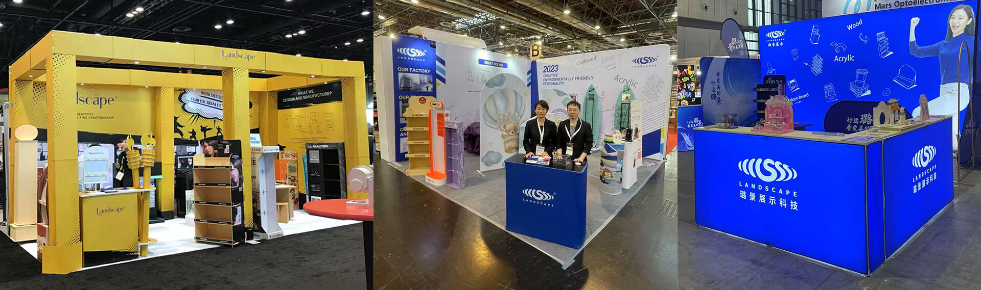 Landscape rapid booth construction, with customized visual images, accurately meets brand display needs. Tailor-made solutions for exhibitions to help customers create distinctive booths.
