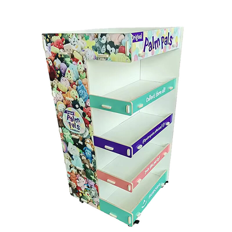 Customized Plywood display rack for pet supplies Ljmzj0002