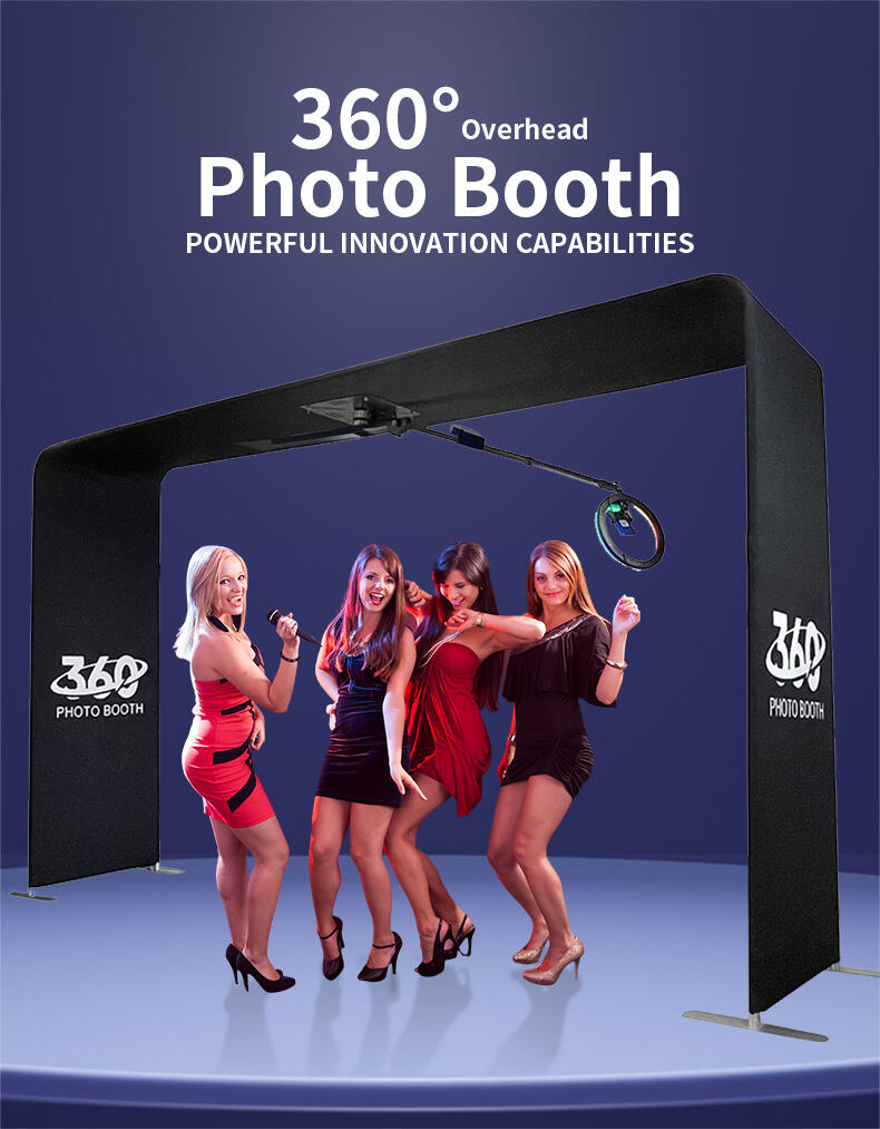360 photo booth enclosure backdrop-0