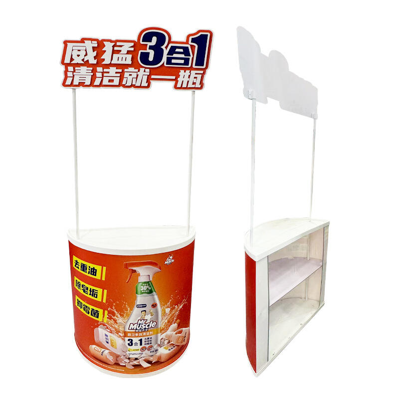 PP-promotionsdiskussionsbord, displaybord, provställning, mässpodium, utomhusreklam, evenemangsutrustning