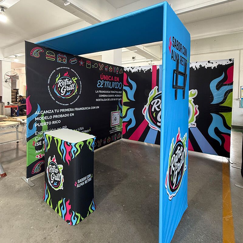 Fast Show Printing Event Backdrop Display Booth for Exhibition and Trade Show Display