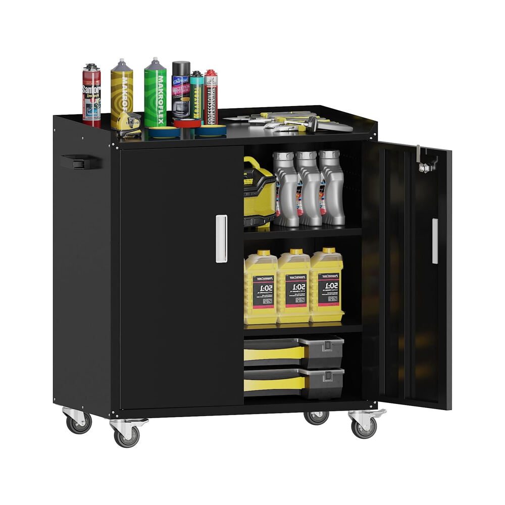 Mobil verktygsvagn med låsbara lådor: Säkra verktyg under rörelse