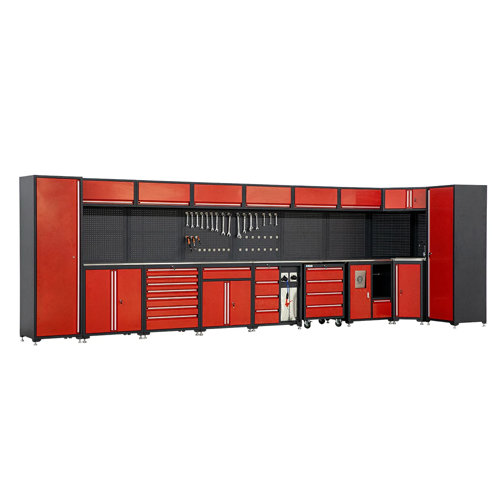 Heavy-Duty Garage Workbench: Supports Car Parts & Heavy Tools
