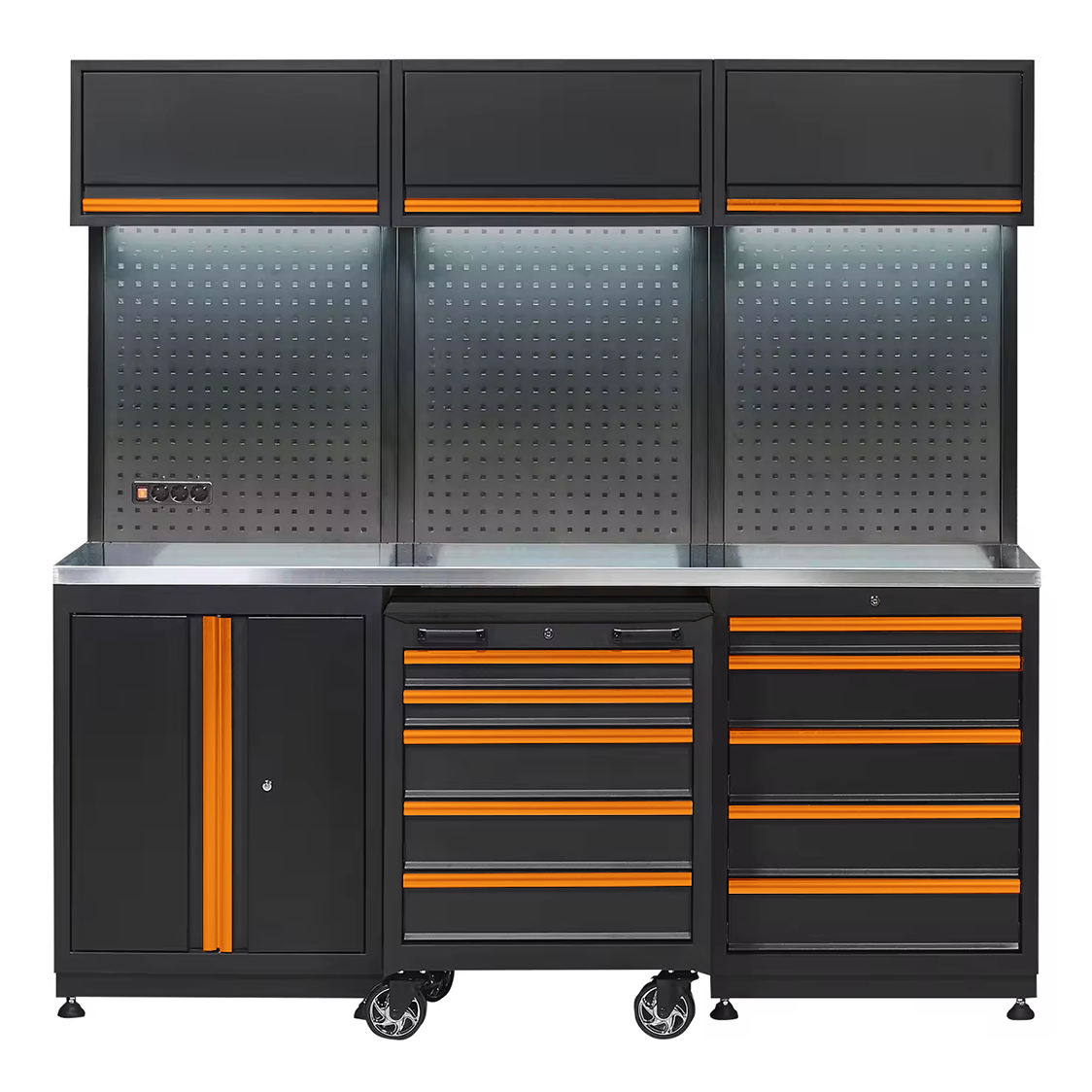 मौसम-प्रतिरोधी गैरेज कार्य मेज: नमी और धूल का सामना कर सकती है