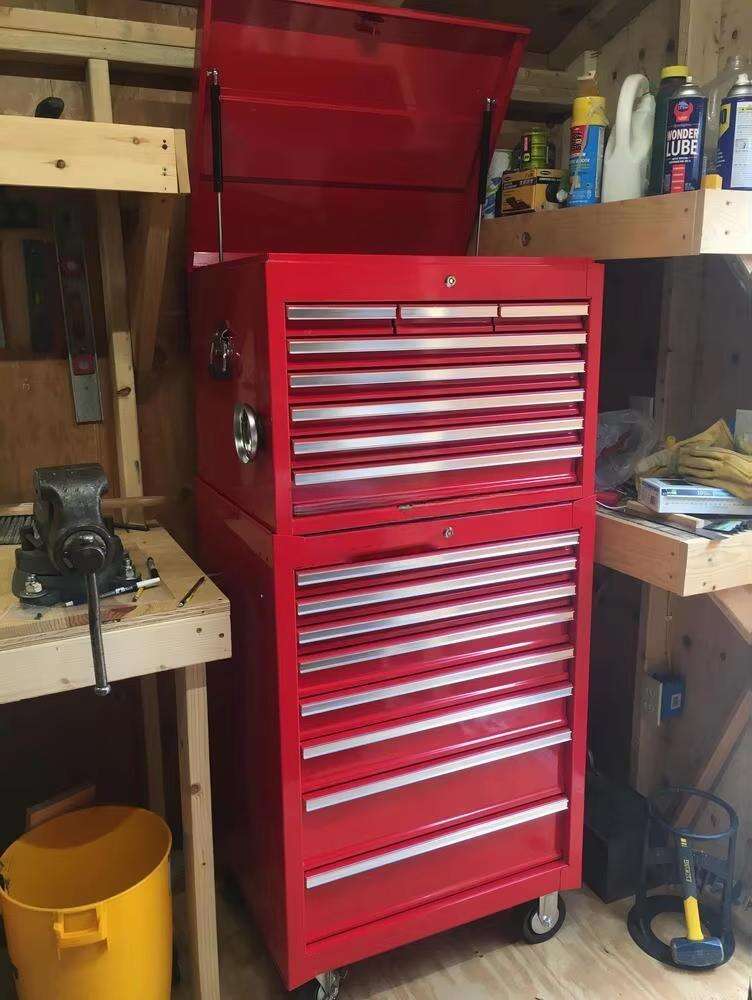 China Wholesale 26 Inch 8 Drawers Tool Chest on Wheels , Multi-colors Mechanics Roller Cabinet factory