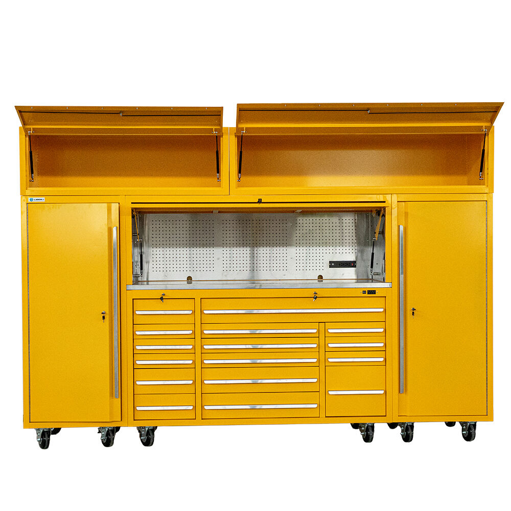 Makapal na Tool Workbench na May Storage: Workshop Efficiency Booster