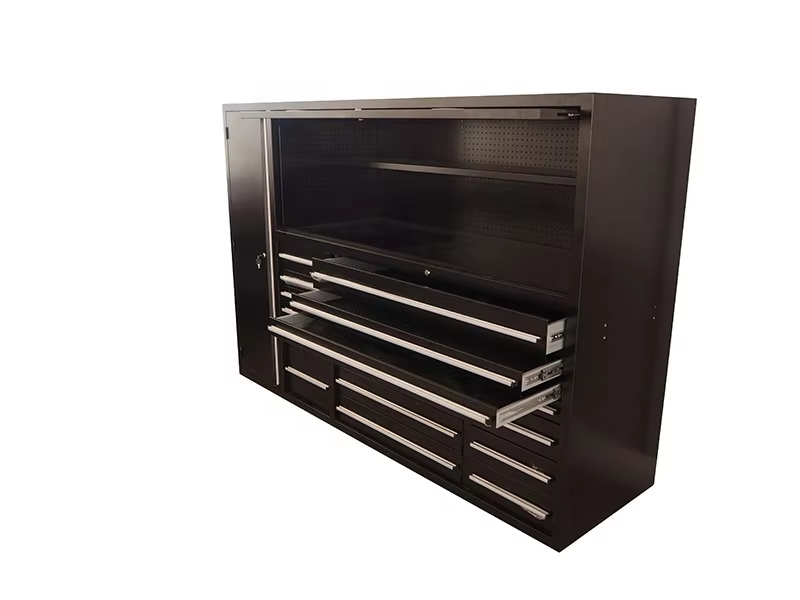 Garage Workshop Tool Cabinet Metal Black Red White Blue Customized Ball Steel Store Heavy Stainless factory