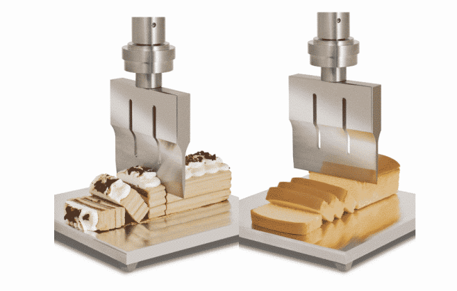 Ultrasonic food cutting , low friction cutting surface can cleanly slice many food products without debris supplier