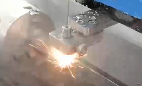 Four-axis punching machine