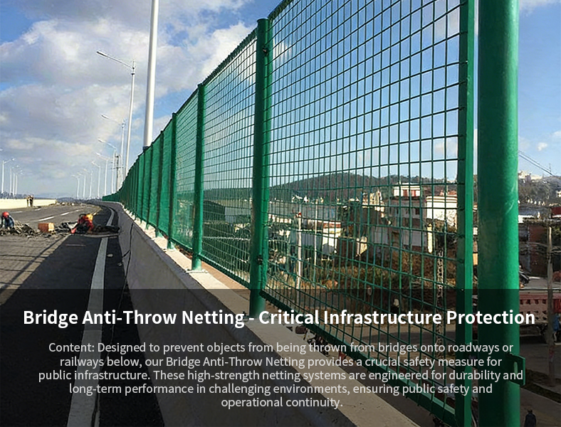 Bridge Anti-Throw Netting - Critical Infrastructure Protection